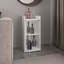 Armoire Minibar à deux portes, tablette ouverte et conception compacte, rangement pour bar moderne, blanc-940067806