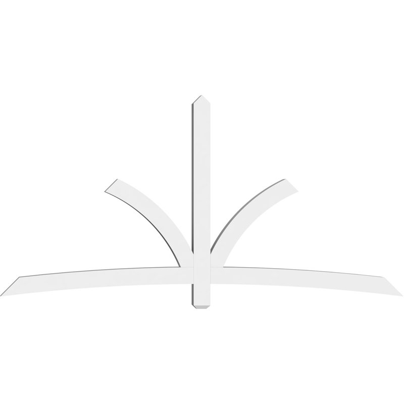 Support pour pignon Davenport, H 48 po x l 96 po (pas: 12/12), P 4 po x F 4 po, PVC