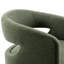 Chaise rembourrée avec roulettes cachées-1252908513
