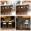 ALFORDSON 2x Bar Stools Swivel Footrest Dining Kitchen Club Chair