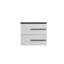 Ensemble de meuble-lavabo simple mural 53 po