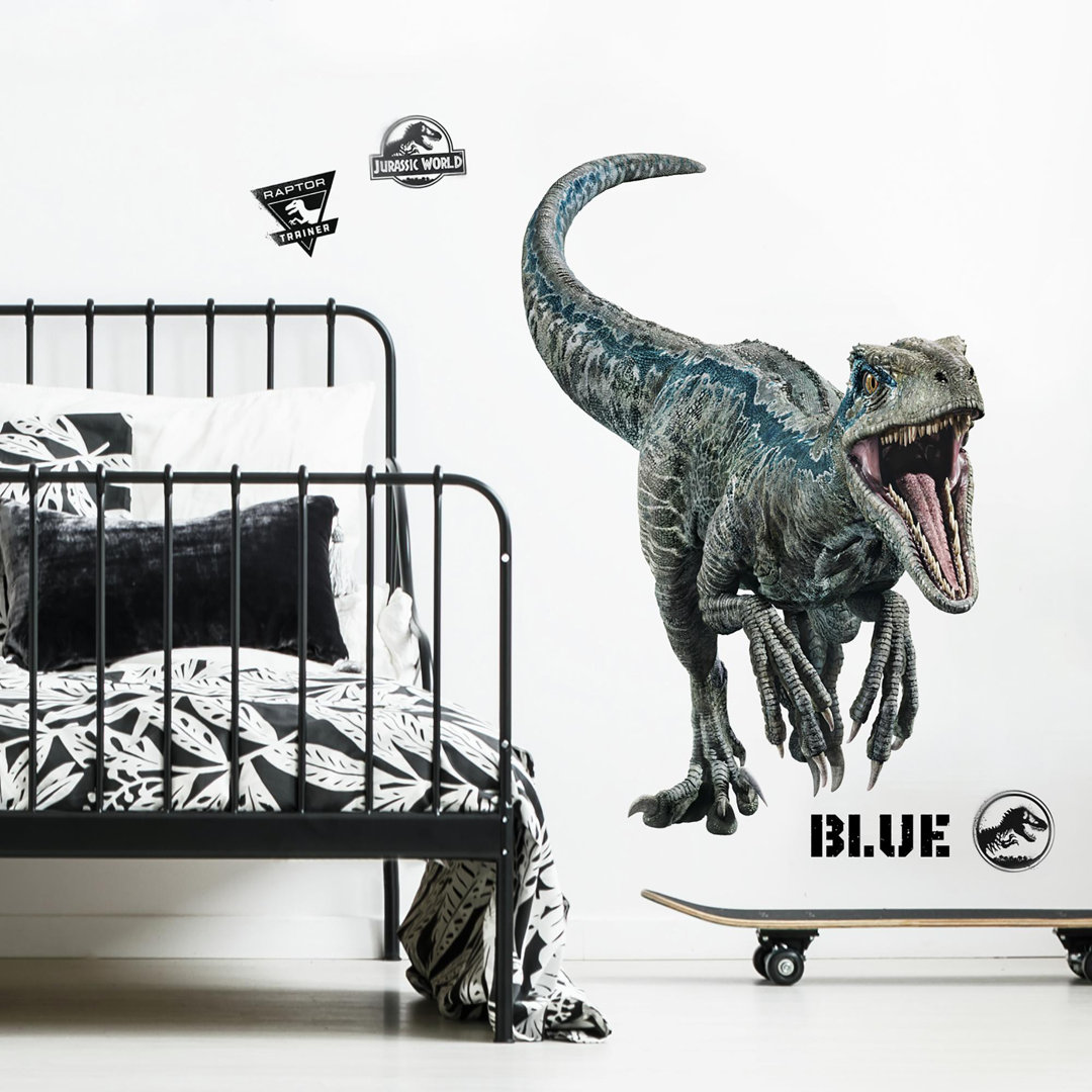 Jurassic World Fallen Kingdom Velociraptor Giant Peel and Stick Wall Decals by RoomMates Room Mates