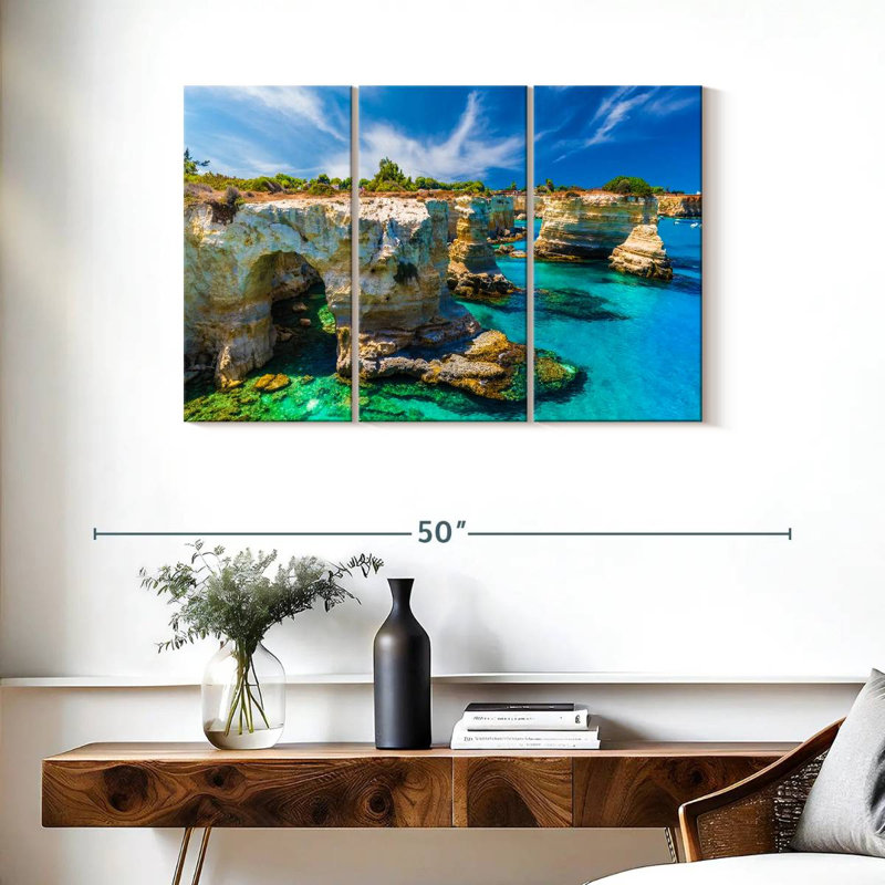 Sebbie Torre Sant'Andrea Cliffs, 24" H x 38" W