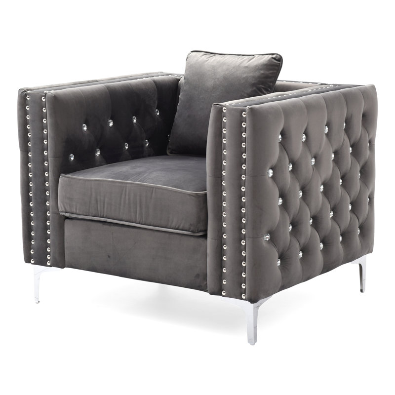 Chaise Paige G822a-C, gris