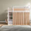 Lits superposés avec rangement, entièrement en bois MDF, style moderne et gain de place.-252556538