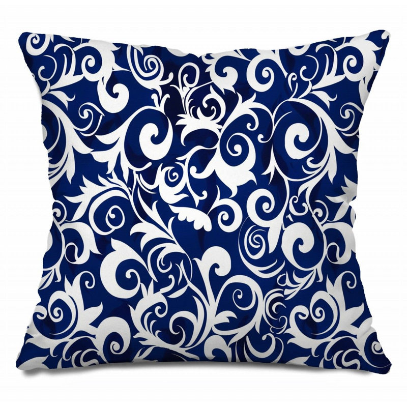 Coussin réversible Floral Art, H 26 po x l 26 po