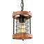  Luminaire suspendu cage cylindrique 1 lumière Farmhouse (ensemble de 2)