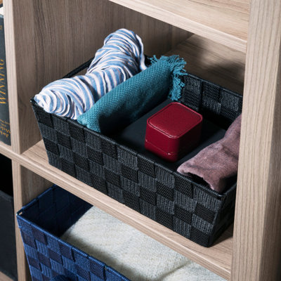 Grand bac de rangement en tissu