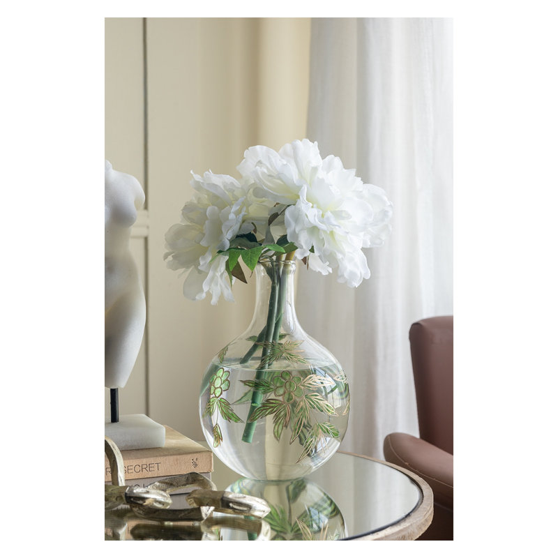 Vase en verre Bulbous