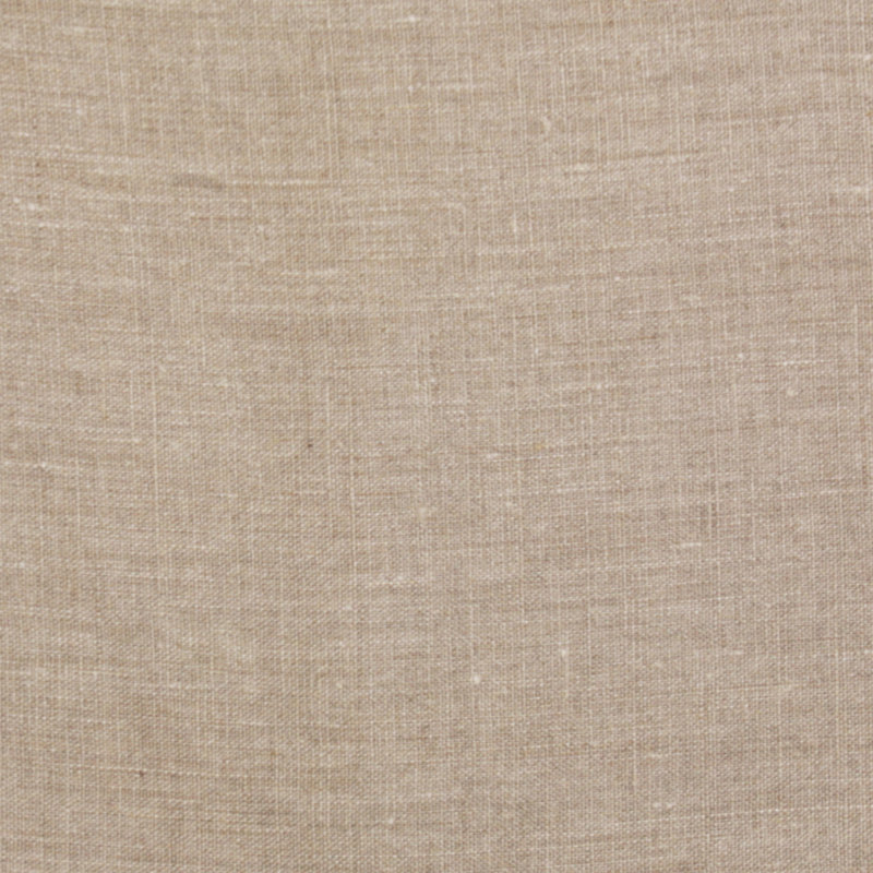 Averey Upholstered Pouf, Beige Linen