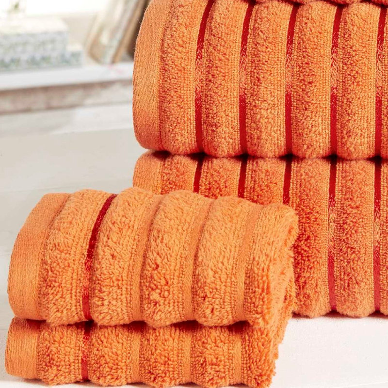 Asata 100% Cotton Midweight Ribbed Mulit-Size Set, Spice