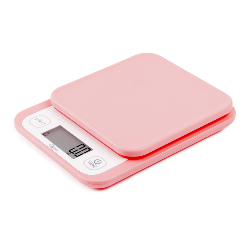 Balance de jardin et de cuisine Ozeri II avec 0,1 g (0,005 oz) 420® Variable Graduation Technology®, Rose