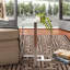 Mott Glass Top Frame End Table