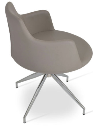 Fauteuil pivotant Dervish Spider, Similicuir os