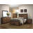 Oak Queen Bed with Storage
