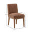 Chaise rembourrée en polyester Weilan-1663709169