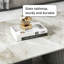 Modern Rectangle Home Slate Coffee Table Set-11686386-11686387
