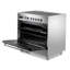 Verona Ultima 36" 5 Burner Single Induction Range Stainless-454852695