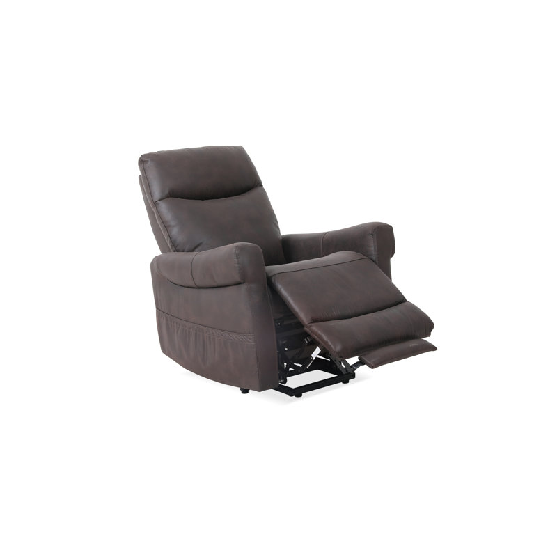 Fauteuil inclinable électrique Clearo avec fauteuil releveur électrique brun foncé
