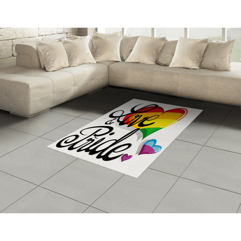 Tapis décoratif Pride, Rectangle— 4 pi x 5 pi 8 po