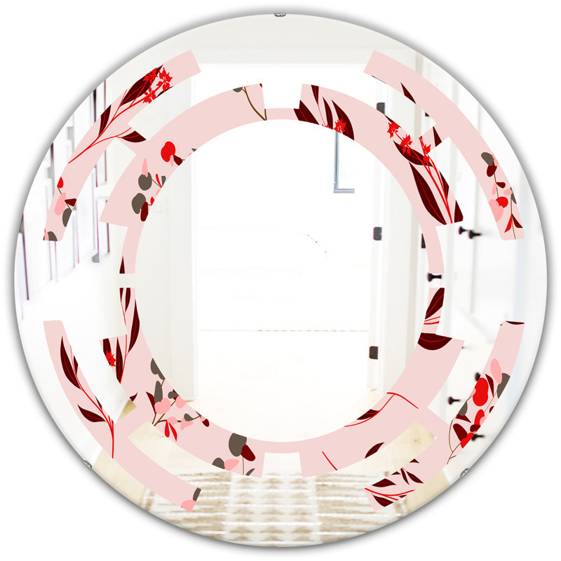 Miroir mural Quatrefoil, H 24 po x l 24 po