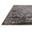 Tapis décoratif gris foncé noué à la main leffel-1870496569