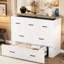 Lit double pleine grandeur avec station de charge et tiroir de rangement, mélange d'espace et de style pliable multifonctionnel pour les appartements-1336750101-1336750103