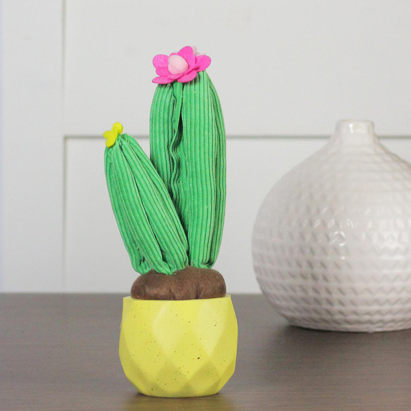 Décoration de table en cactus 10,5 po