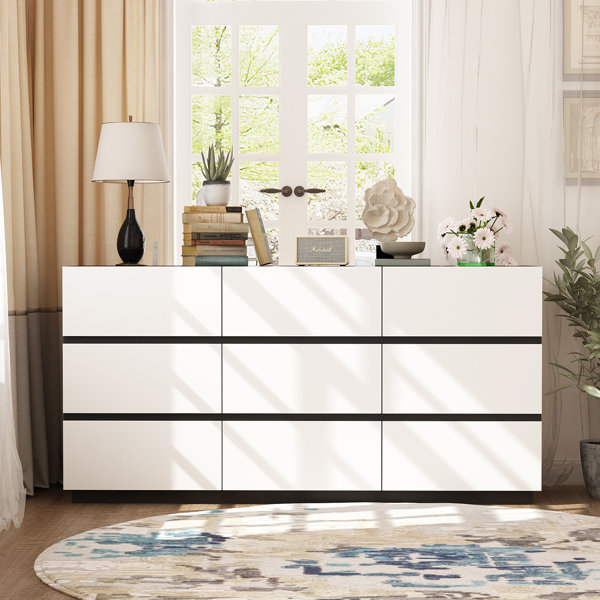 Ebern Designs Anzu 9 - Drawer Dresser | Wayfair