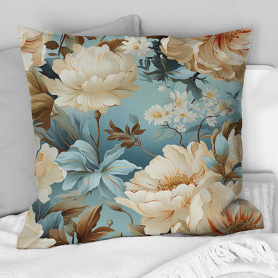 Floral Throw Pillow
