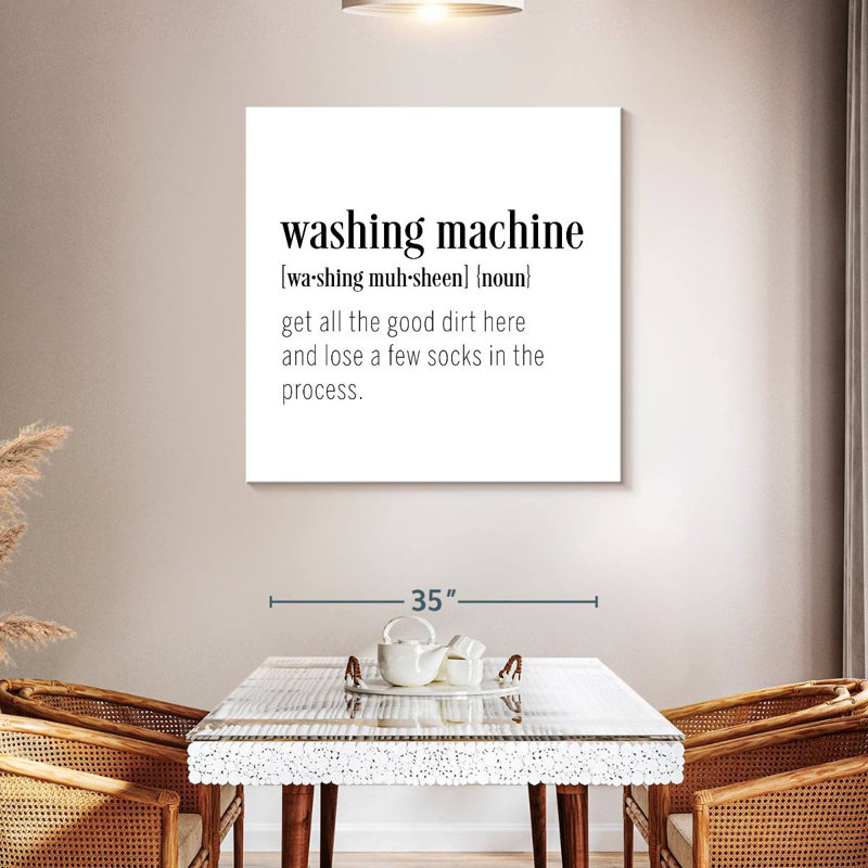 Tergel Washing Machine Definition, 39" H x 39" W