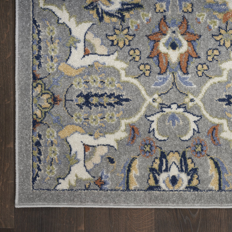 Ivelin Persian Area Rug, Rectangle 6' x 9'