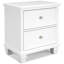 Table de chevet 2 tiroirs Oude