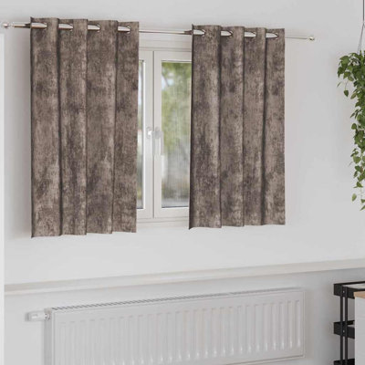 Alithia Velvet Room Darkening Curtain Pair