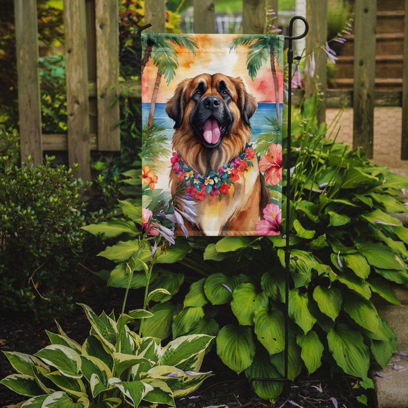 Drapeau de jardin en polyester double face H 15,5 po x l 11,25 po