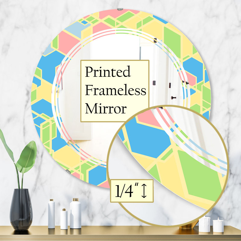 Miroir mural Triple C, H 31,5 po x l po
