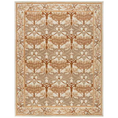 Earthly Treasures Hand Tufted Wool;Cotton;Viscose Geometric Indoor Rug