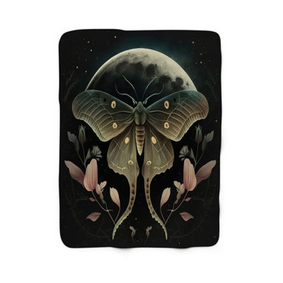  Couverture Lunar Phase Moth Delight