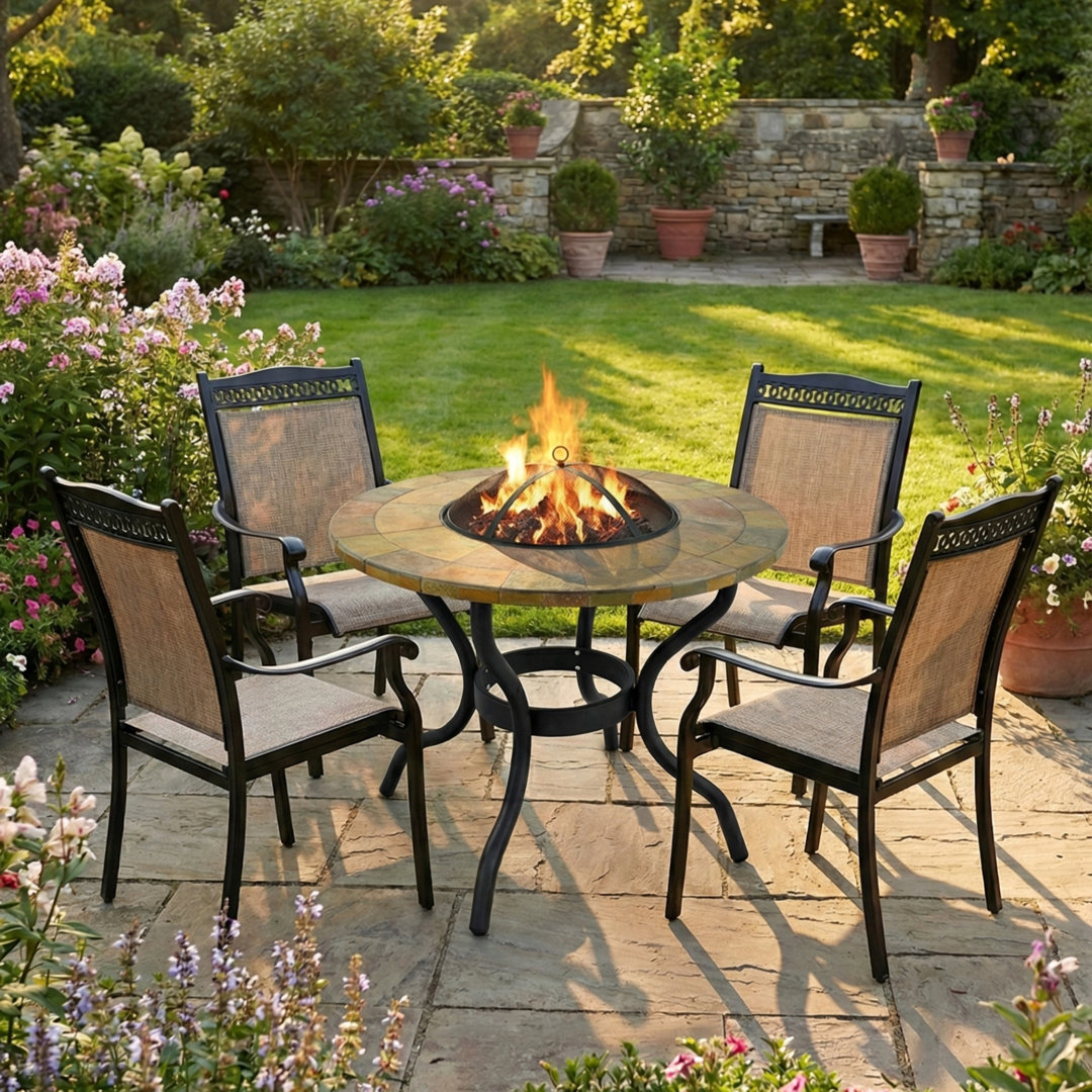 4 - Person Patio Dining Set with ROUND Table