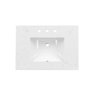 31'' Engineered Stone Vanity Top With Undermount Sink