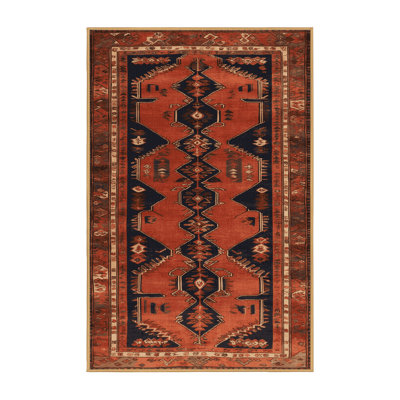 Machine Washable Turkish Brown Area Rug