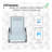 Zero Gravity Rocking Chair Outdoor Chaise Lounge Chair Recliner Rocker With Detachable Pillow And Durable Weather-Fighting Fabric For Patio, Deck, Pool, Grey