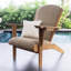 Chaise Adirondack pour l'extérieur en teck Camden
