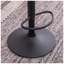 Ensemble de 2 tabourets de bar réglables Masaccio Airlift avec revêtement en polyester vieilli, brun