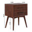 Table de chevet 2 tiroirs Pasadena-322294614