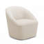 Fauteuil pivotant Anson Boucle