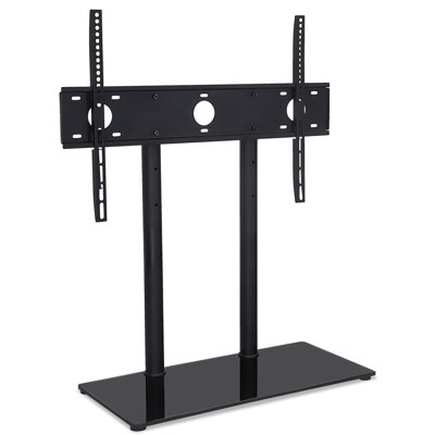 Mount-It Universal Tabletop TV Stand and AV Media Fixed Desktop Mount Fits 32" - 55" LCD/LED/Plasma
