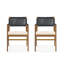 Outdoor Wood & Rope Bistro Set-106497854