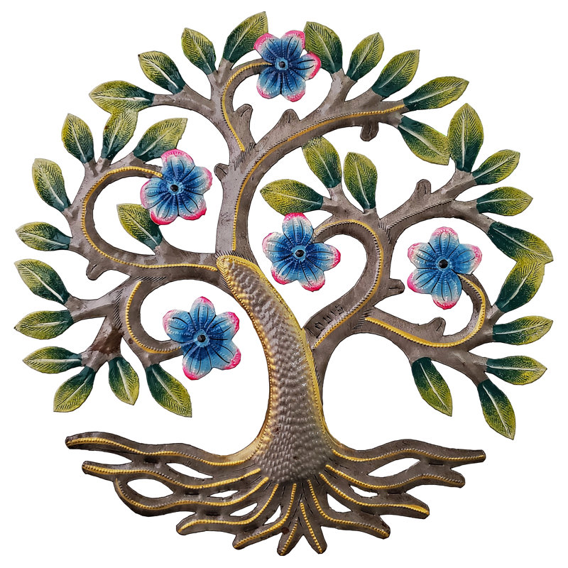 Arbre de printemps peint
