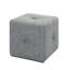 Ensemble coiffeuse et tabouret gris Lexi